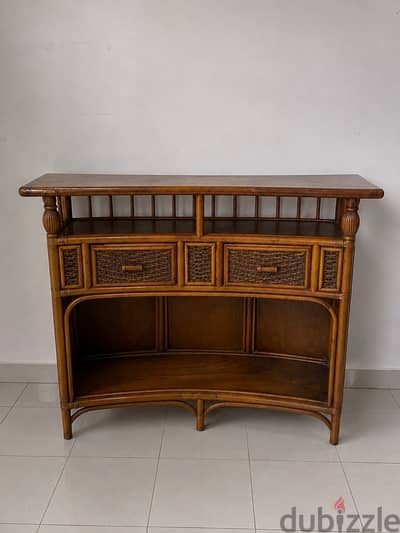 Bamboo & Wood Console | كونسول بامبو وخشب