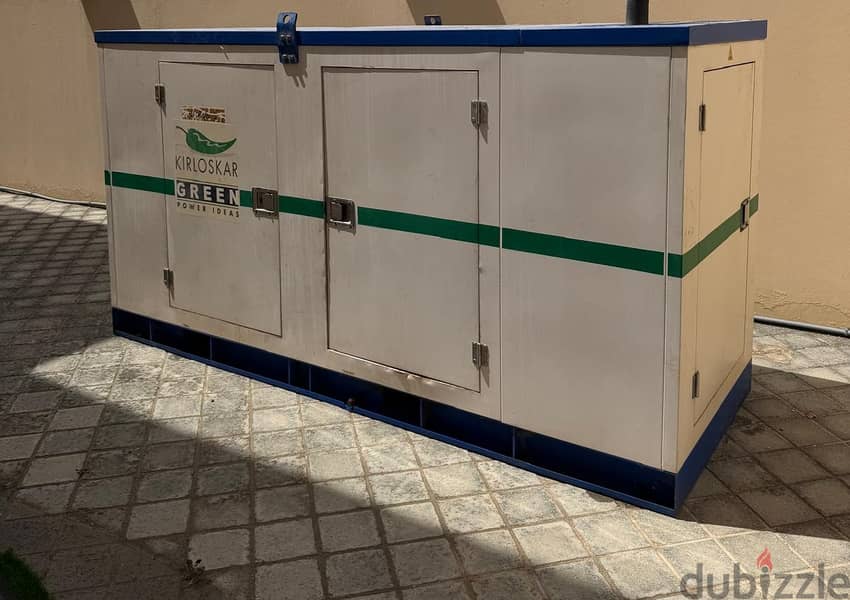 FOR SALE — KIRLOSKAR 62.5 KVA DIESEL GENERATOR 8