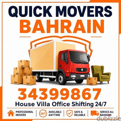 Quick Movers Bahrain MOB: 34399867 Home Moving Shifting Furniture Pack
