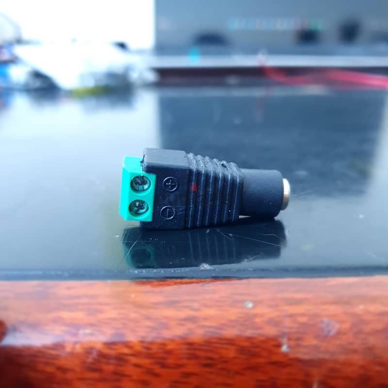 DC Barrel Jack Adapter Male & Female Screw Terminal 5.5x2.1mm 2