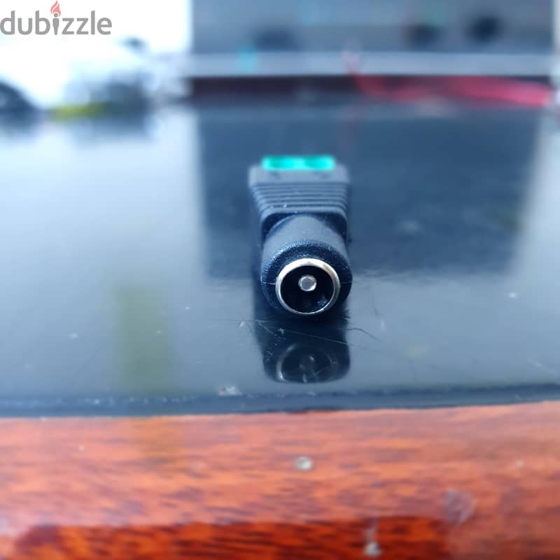 DC Barrel Jack Adapter Male & Female Screw Terminal 5.5x2.1mm 3