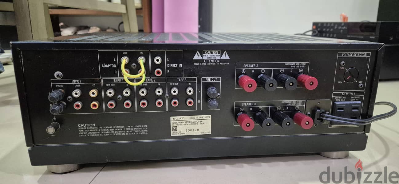 SONY TA-F333ESR stereo integrated amplifier, 1