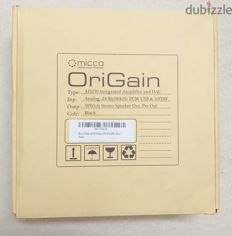 MICCA OriGain AD250 Best Compact Integrated Amp With USB & Optical DAC 2