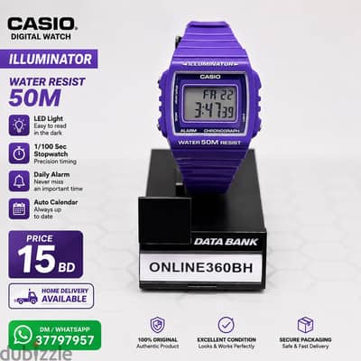 Casio W-215H-6AVEF – Original, Good Condition