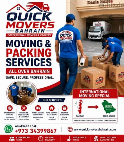 MOB: 34399867 home villa office apartment moving, Company quick movers