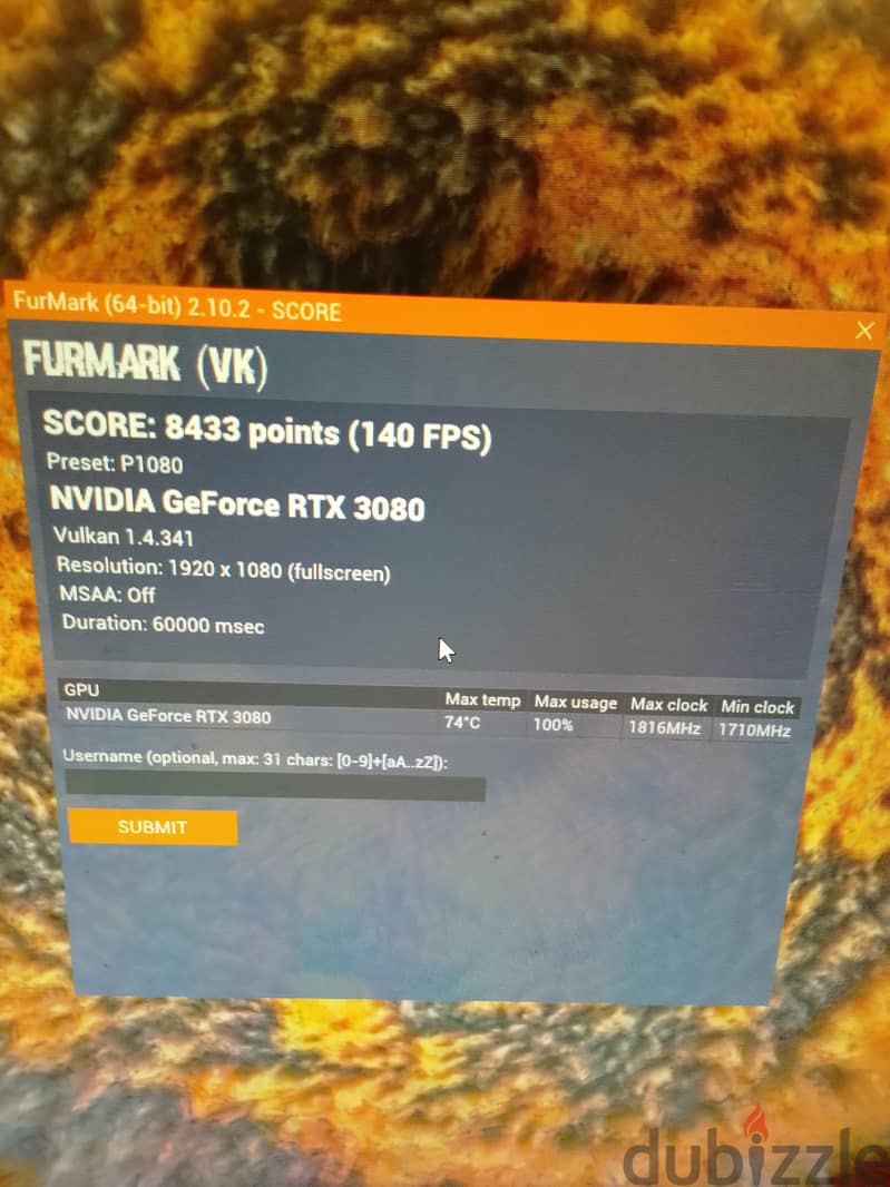 RTX 3080 Ventus OC 6