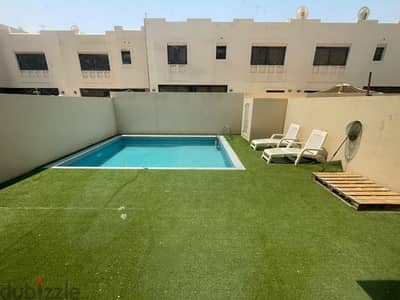 VILLA WITH PRIVATE POOL | 3 BEDROOMS | RENT 450 BHD | JUFFAIR