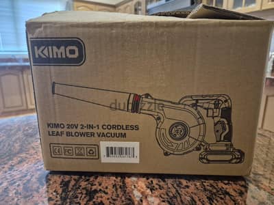 KIMO 20V 2-in-1 Cordless Leaf Blower Vacuum