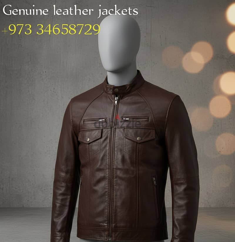 100% genuine leather jackets for me 1