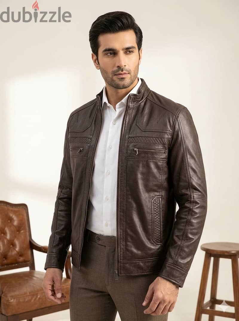 100% genuine leather jackets for me 4