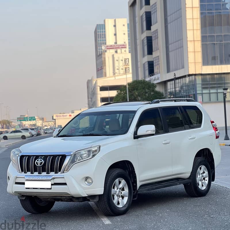 TOYOTA PRADO TX. L V6 2014 WHITE 2