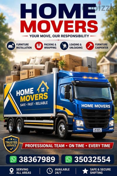 Movers packers Bahrain Villa Apartment Flat store Relocation etc
