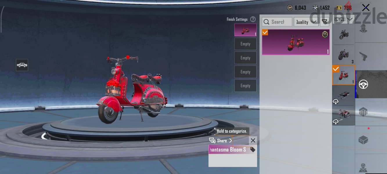 PUBG id collection level 59 glacier level 5 another main guns 4 5 10