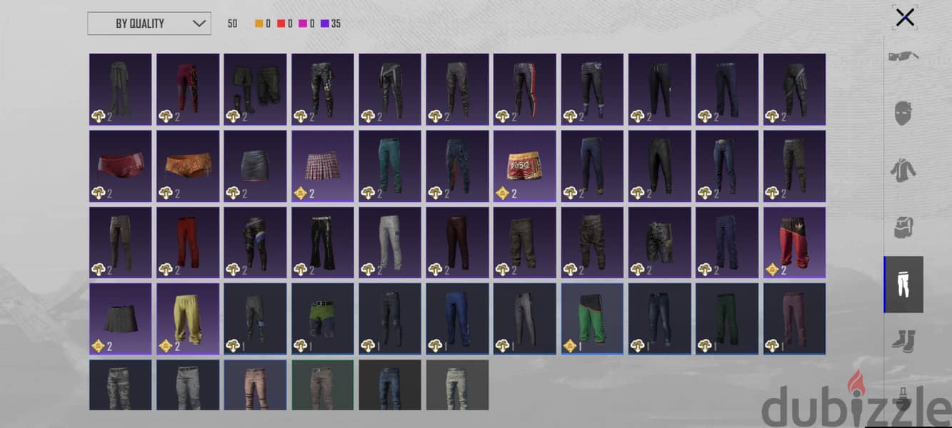 PUBG id collection level 59 glacier level 5 another main guns 4 5 17
