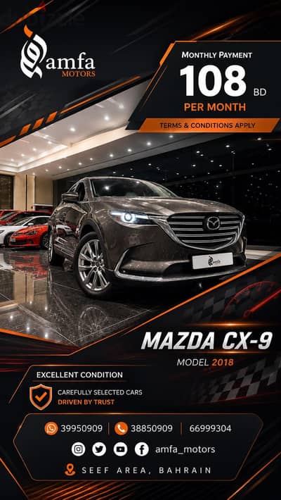 Mazda CX-9 model 2018