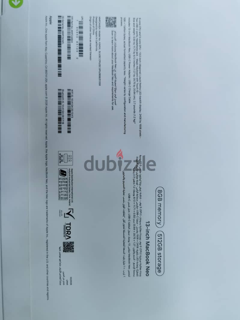 New MacBook Neo 512GB 1