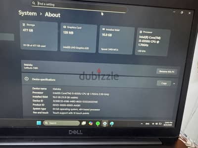 : Dell Latitude 7490 (Touchscreen + Fingerprint Reader)
