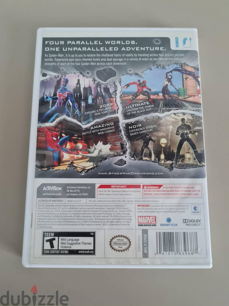 Spiderman Shattered Demensions - Wii 1