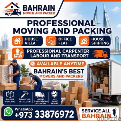 Bahrain Mover and Packer Furniture Move & Pack & Unpack House Shifting