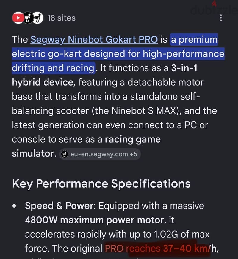 ninebot Segway go-kart pro 1 1