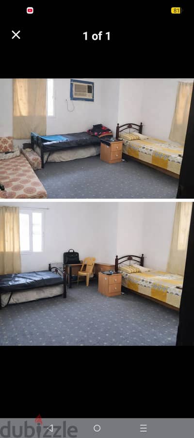 Bed space available in 4 seater furnished room