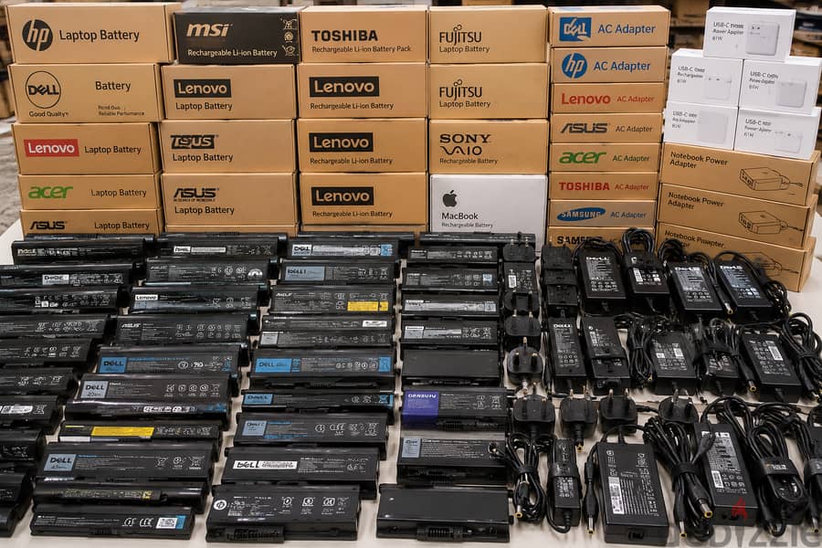All Types of Laptop Batteries & Adapters Starting Price 5 BD 1