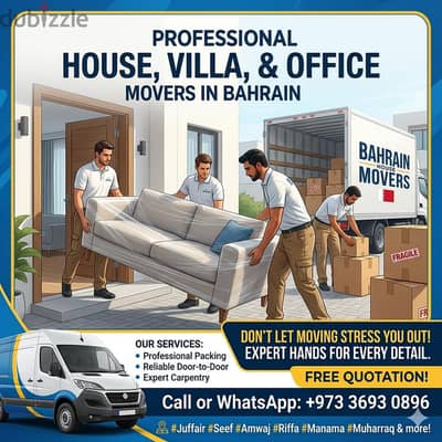 Bahrain Expert House movers and packers