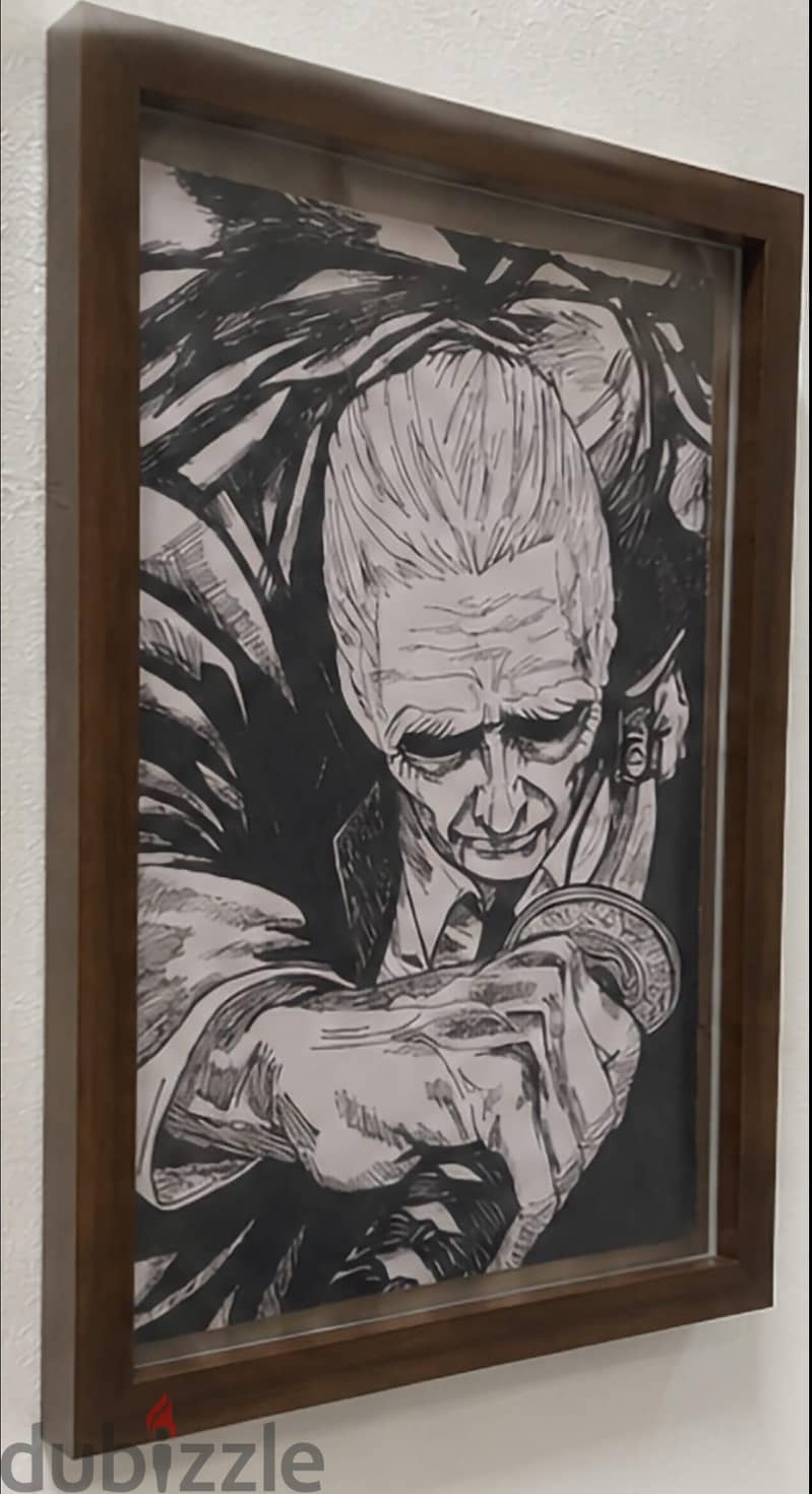 Original Hand-Drawn Takamura – Sakamoto Days | Framed Artwork 2