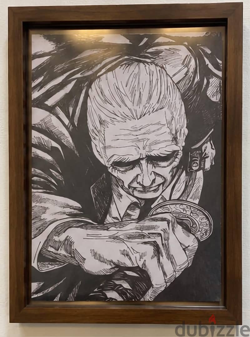 Original Hand-Drawn Takamura – Sakamoto Days | Framed Artwork 3