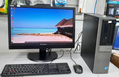 DELL I5 Computer 8GB Ram SSD Fast 22" FHD Monitor Camera,Speaker