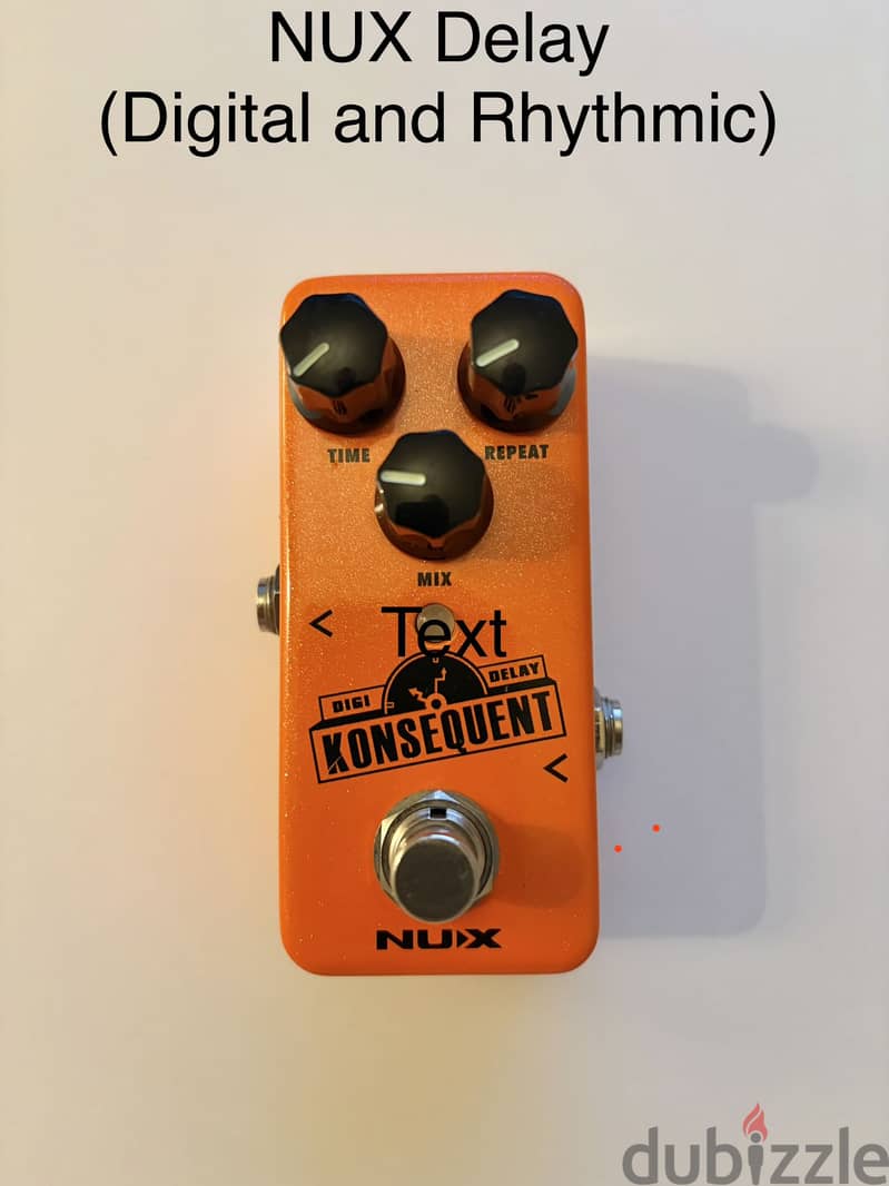 Guitar effects pedals (Ibanez, MXR, NUX) 4