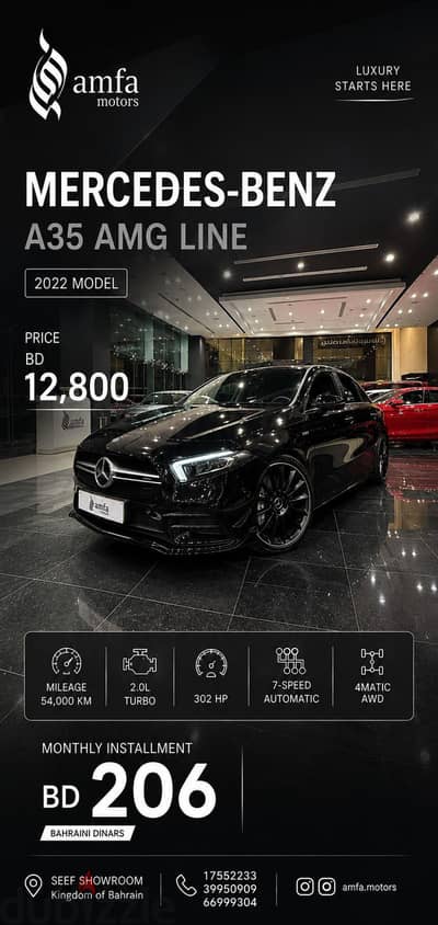 Mercedes-Benz A35 AMG Model 2022