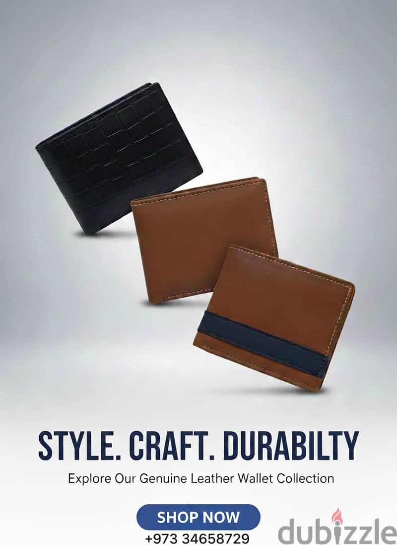Genuine leather wallet for Men 2