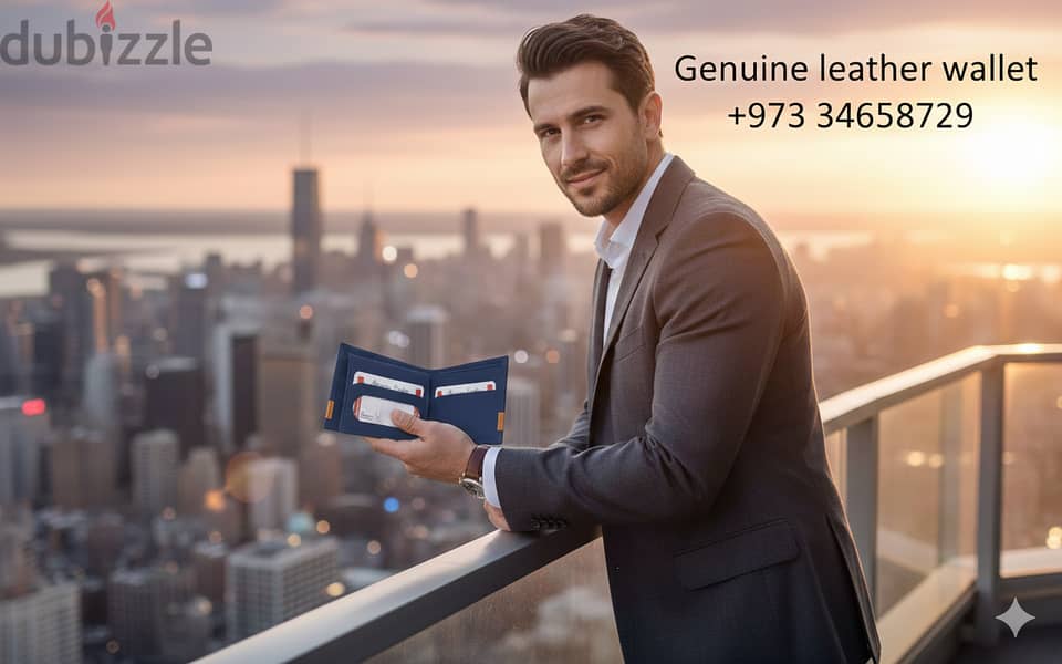 Genuine leather wallet for Men 3