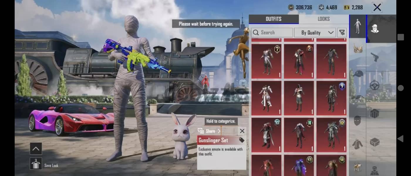 PubG Mobile account for sell 75 Collection level 2