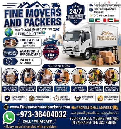 Shifting house hold items ​ Fine Movers: Professional Shifting Servi