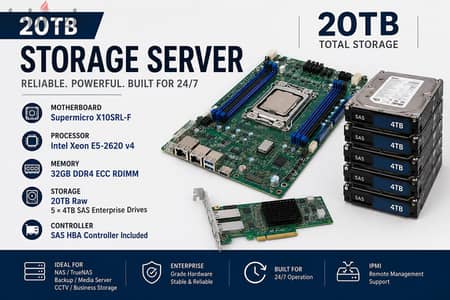 8/10/12/14/16/18/20 TB Enterprise Storage Server