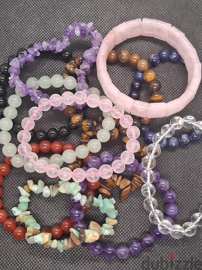 Gemstone bracelets اساور احجار كريمة