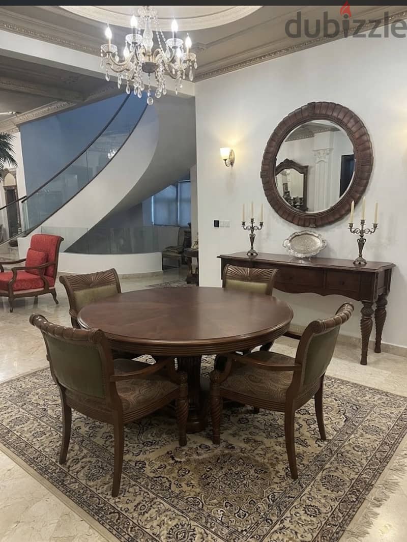 Dining table + buffet table + mirror 1