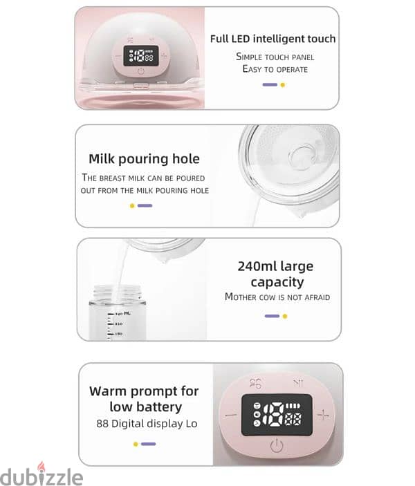 Hands Free Electric Wearable Breast Pump 9