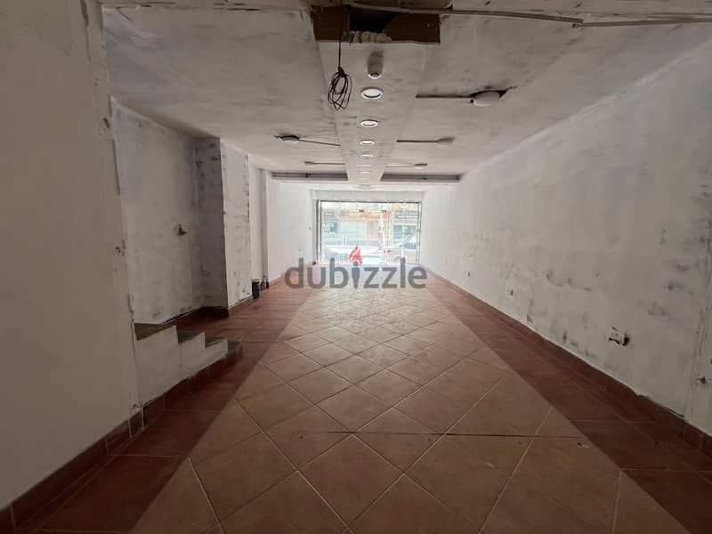 Shop for rent in hoora محل للإيجار في الحورة 1
