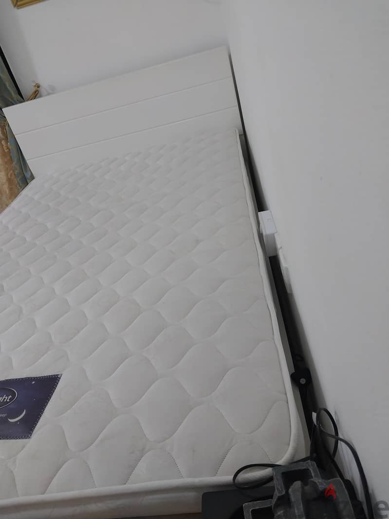 ikea bed with matters 1