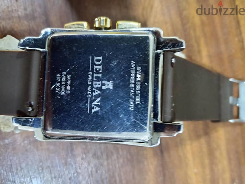 DELBANA SWISS Made gold plated 4