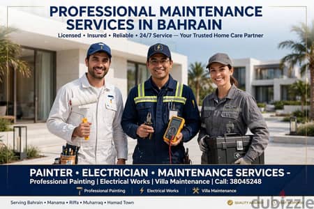 Expert Painter Service in Bahrain - Low Price Best Quality Work