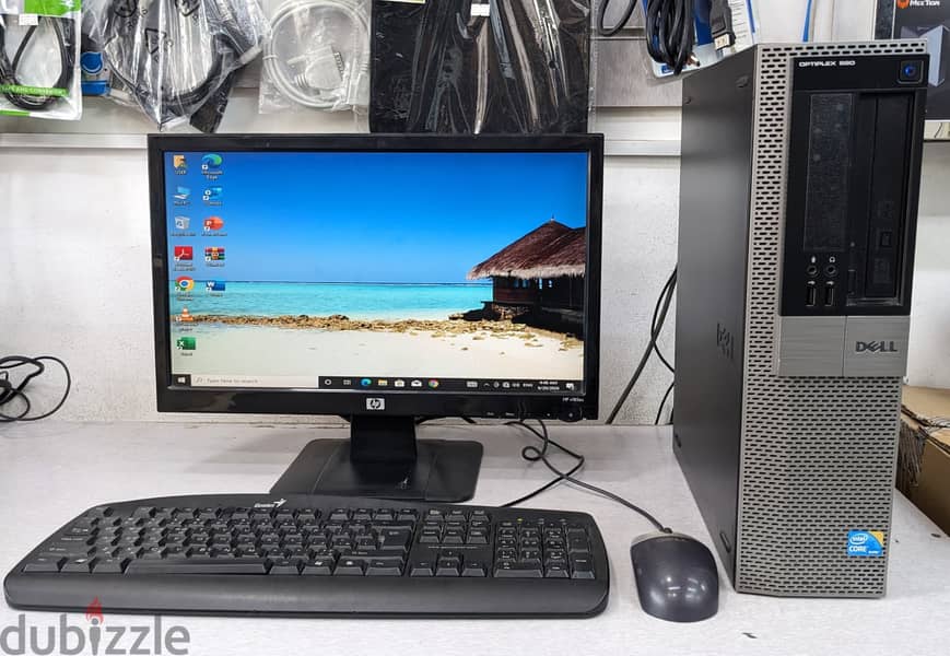 DELL i5 Computer Set 4GB Ram 500GB HDD With 19" Monitor Win & Office R 1