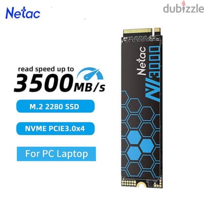 Netac NV3000 250GB NVMe M. 2 SSD – Brand New