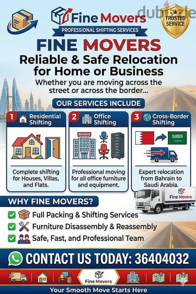 Furniture shifting moving villa flat office  packing services