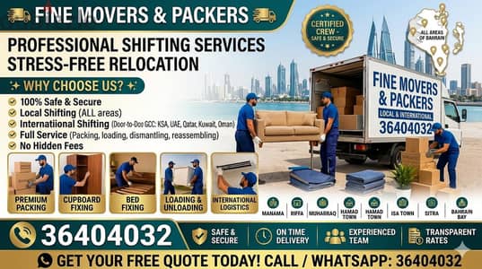 ​Fine Movers | Professional Shifting & Packing ​House, Villa, Flat, &