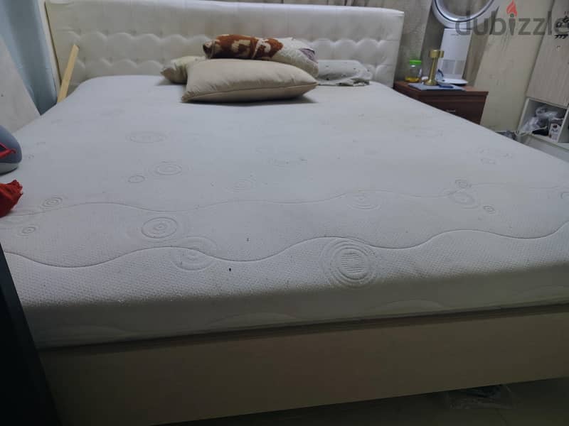 Double bed with german made pocket spring mattress 1
