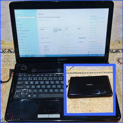 للبيع لابتوب ممتاز للاستعمال المتوسط حجم شاشة كبير فقط يعمل على شاحن